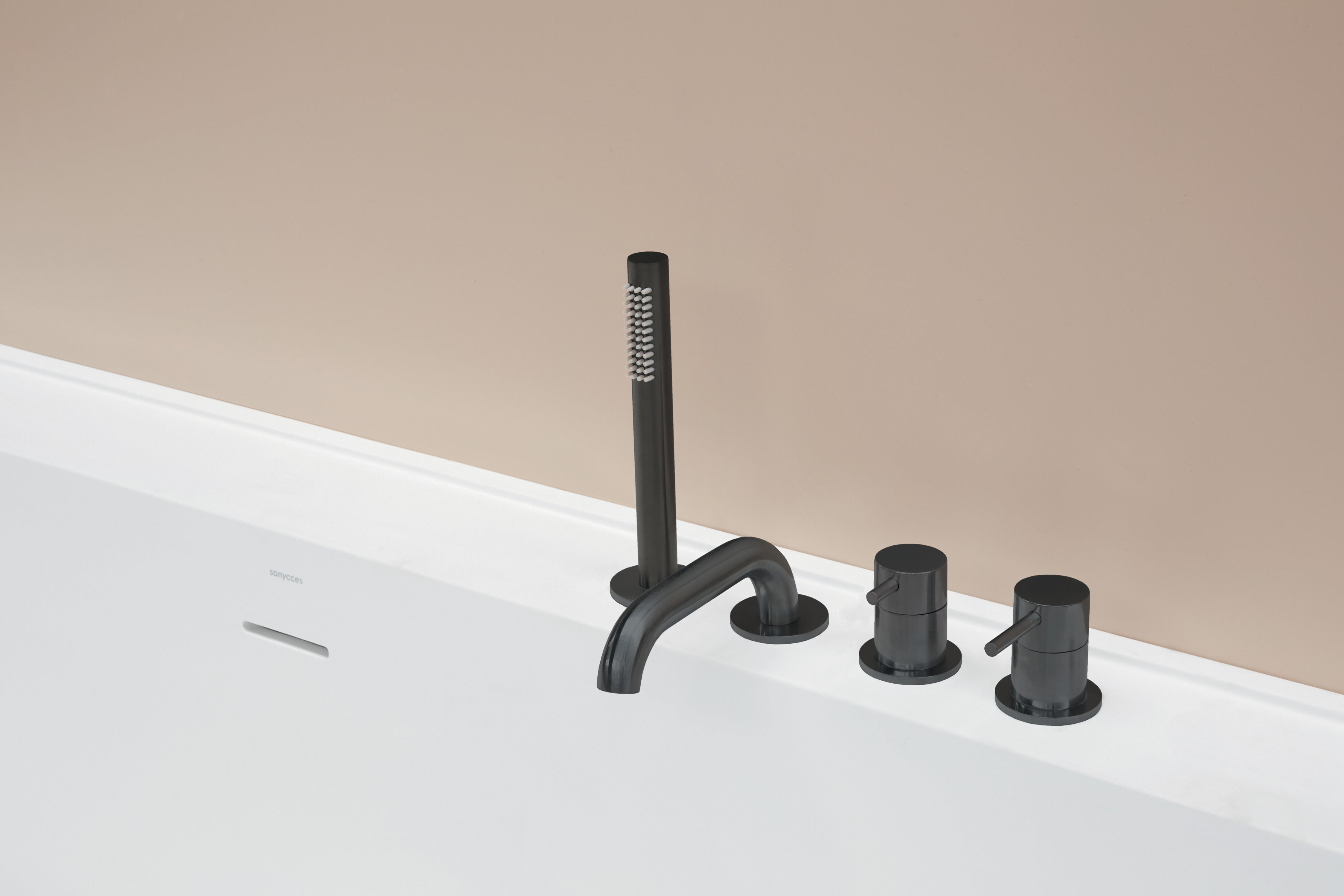 Loop - Mitigeur mécanique au bord pour baignoire