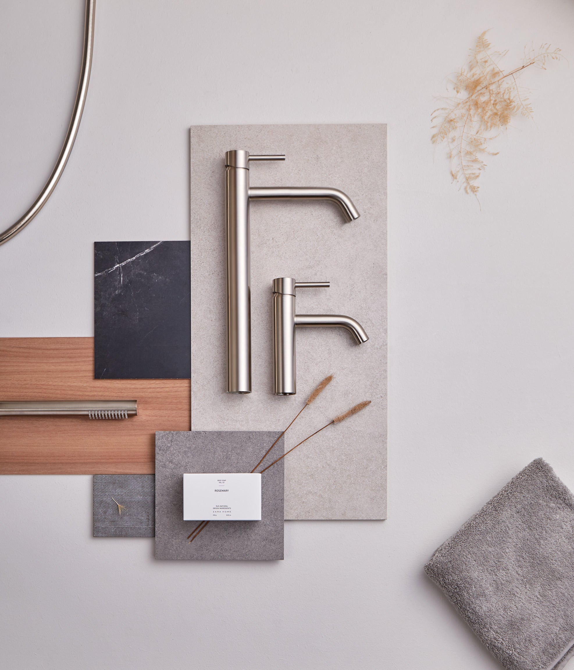 Loop - Kit thermostatique de douche mural + douche de tête + douchette