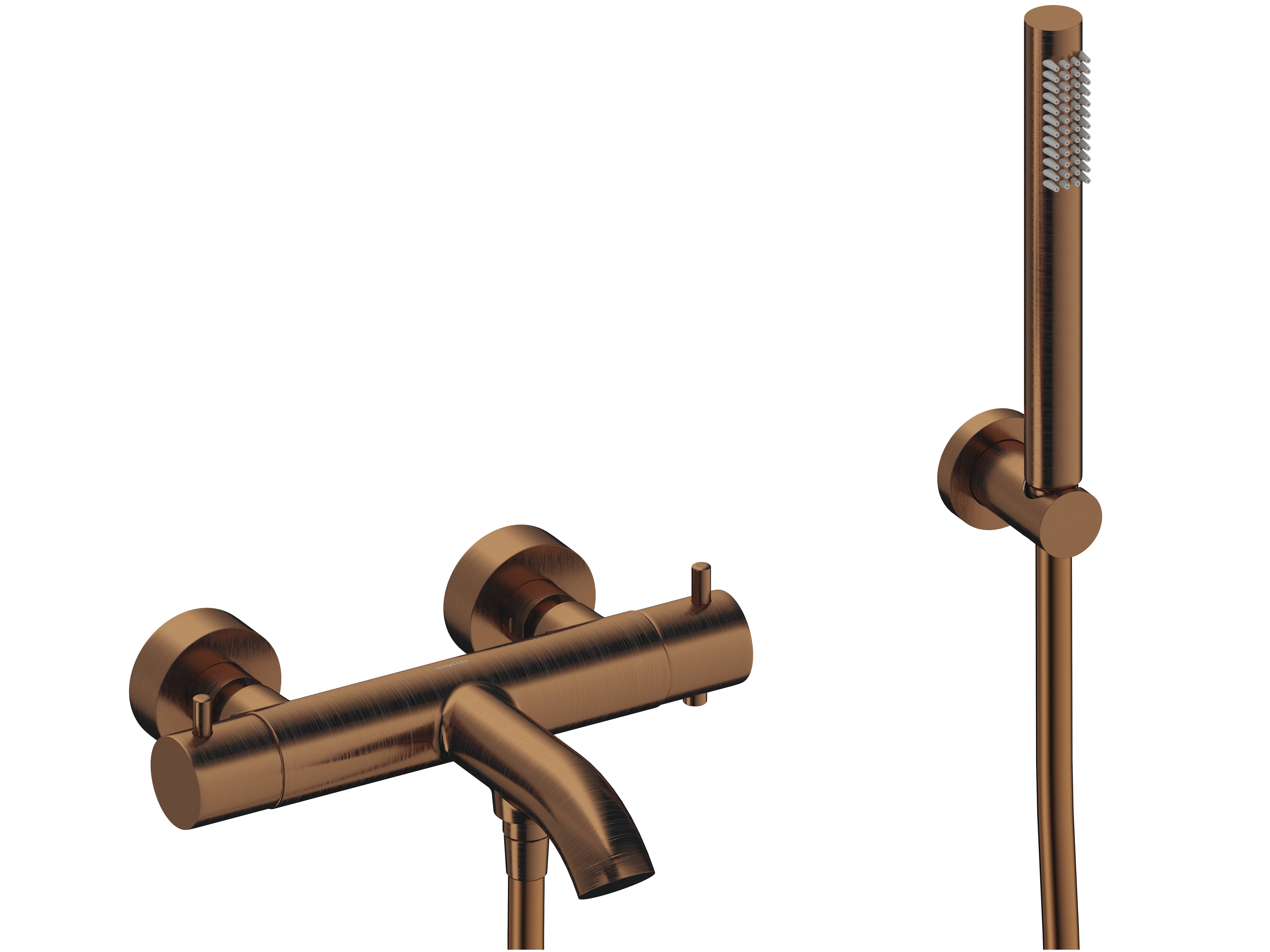 Loop - Mitigeur thermostatique de bain-douche avec douchette