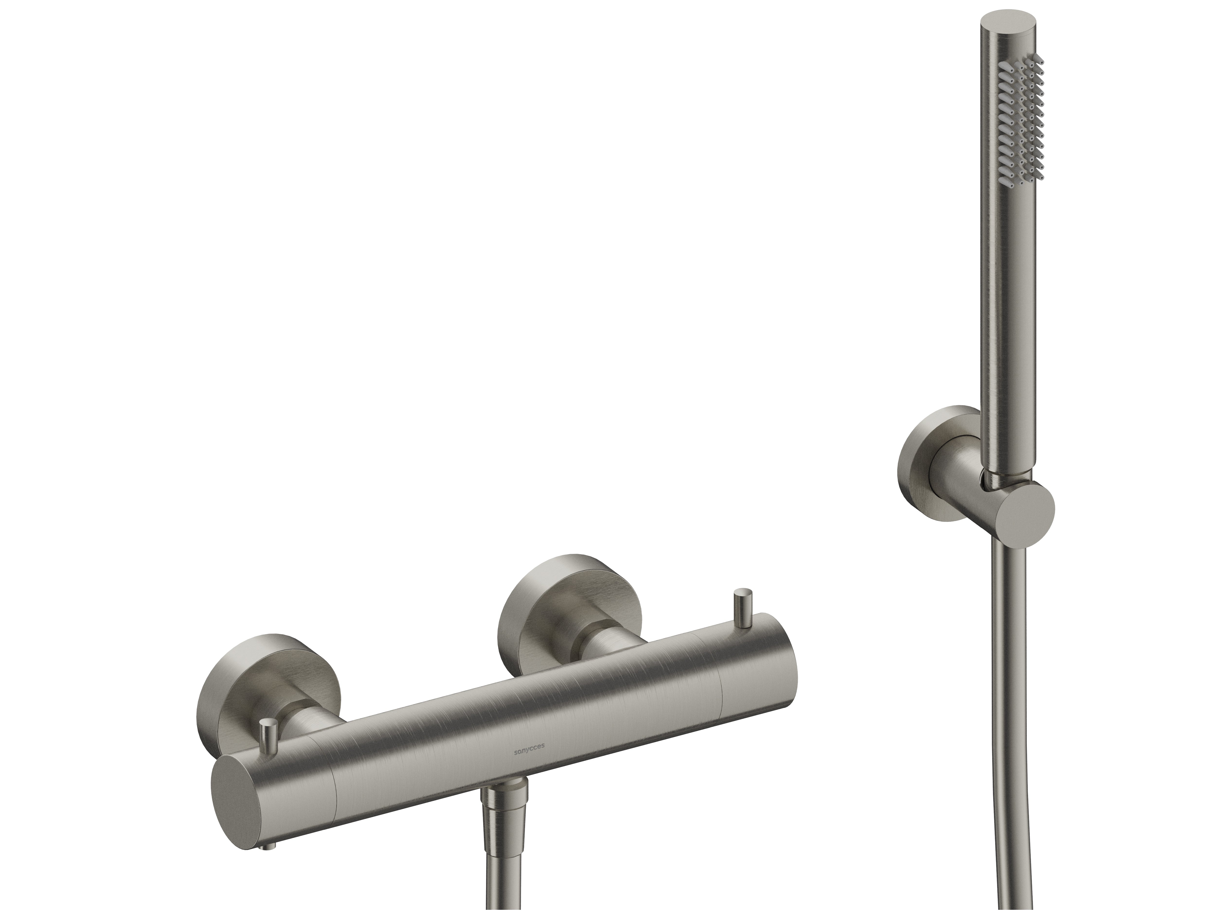 Loop - Mitigeur thermostatique de douche avec douchette
