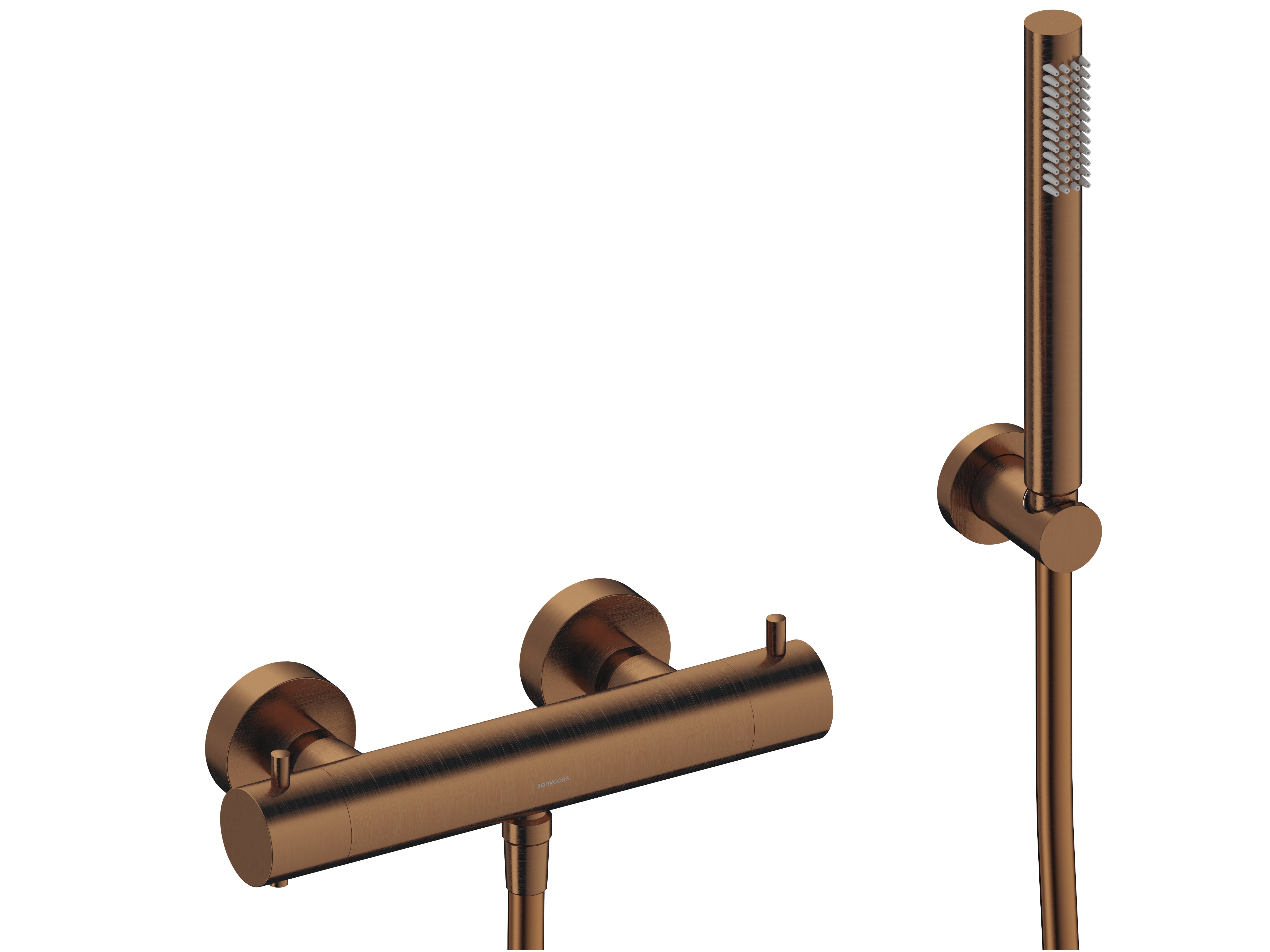 Loop - Mitigeur thermostatique de douche avec douchette